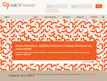 Tablet Screenshot of cienciapolitica.org.br